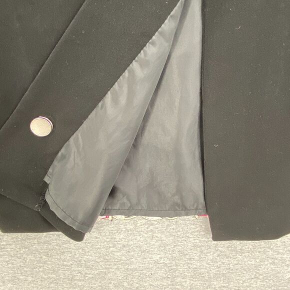 Stella Louise For KB Skirt Womens 16-18 Black Pink Flowers Beaded A Line Split - Picture 7 of 11